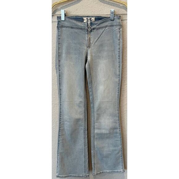 Free People Jett Low-Rise Flare Jeans Size 25 - Picture 2 of 7